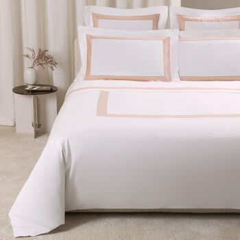 Sateen Breeze Border Duvet Cover Set