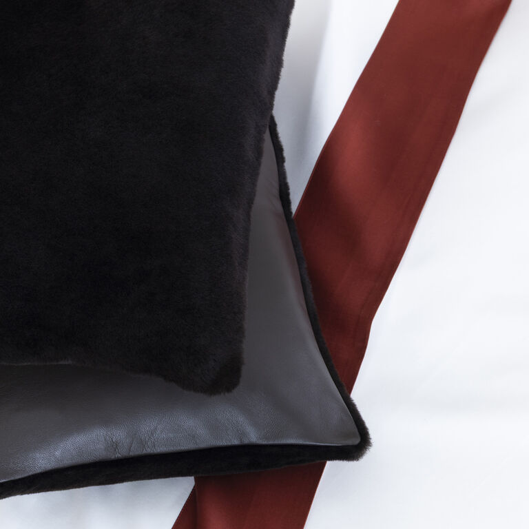 slide 5 Luxury Shearling Cushion Cover