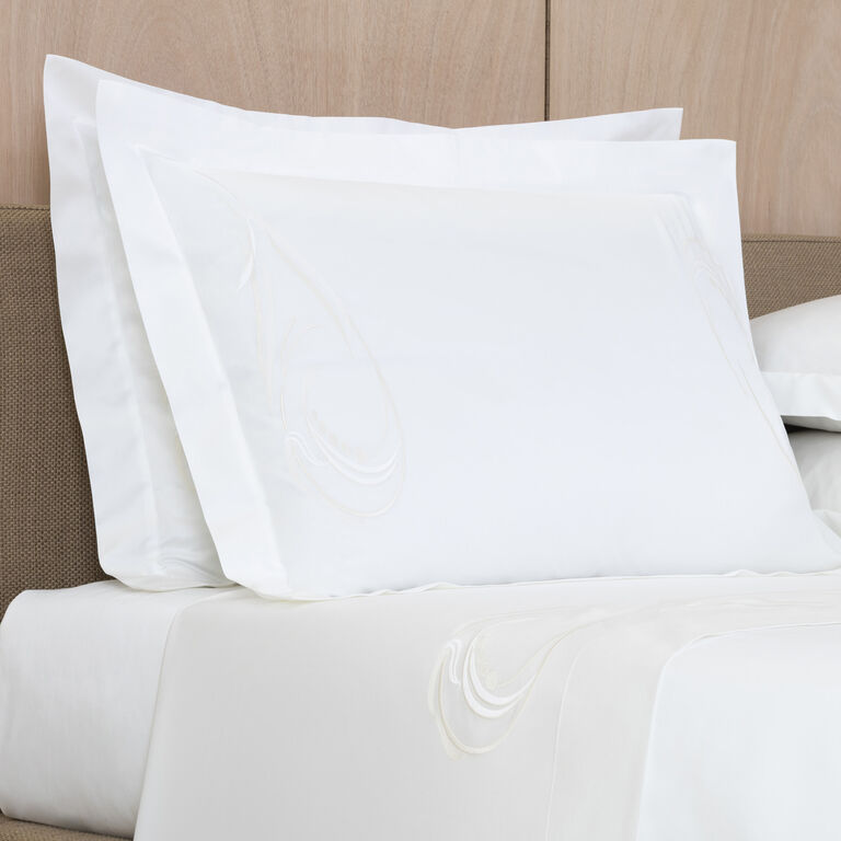 slide 2 Paisley Embroidery Sham Set