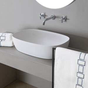 slide 2 Bold Bicolor Embroidery Bath Sheet