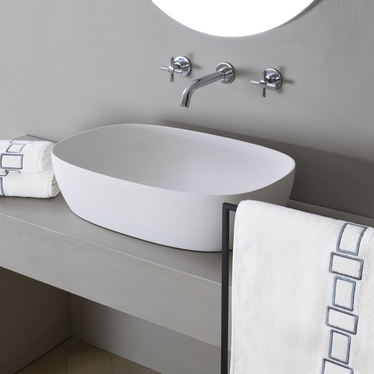 slide 2 Bold Bicolor Embroidery Bath Sheet