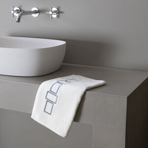 slide 1 Bold Bicolor Embroidery Hand Towel