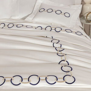 slide 5 Links Embroidered Sheet Set