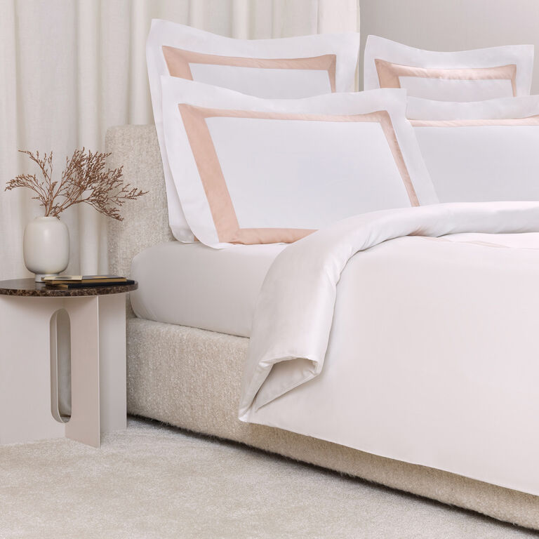 slide 2 Sateen Breeze Border Duvet Cover