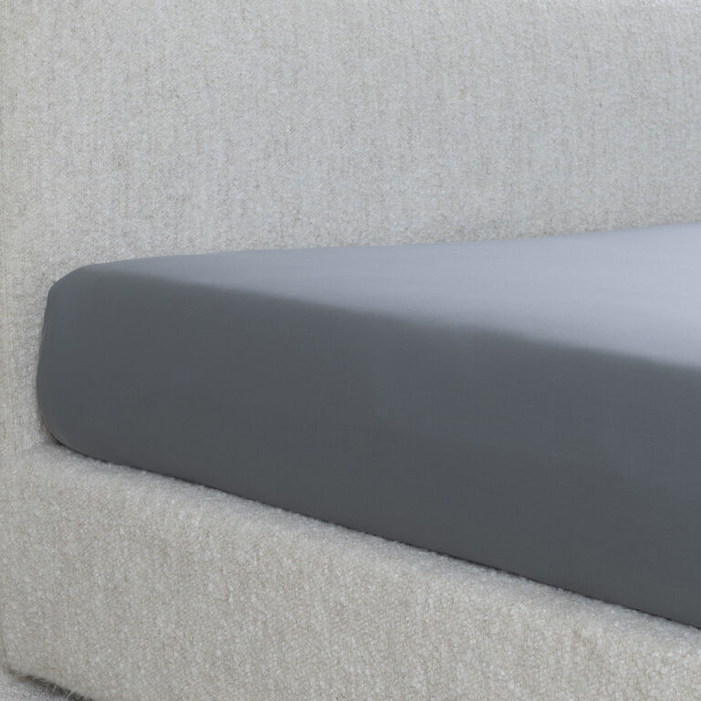 slide 2 Stardust Jacquard Bottom Sheet Flat