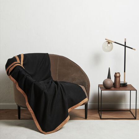 Cashmere & Suede Throw