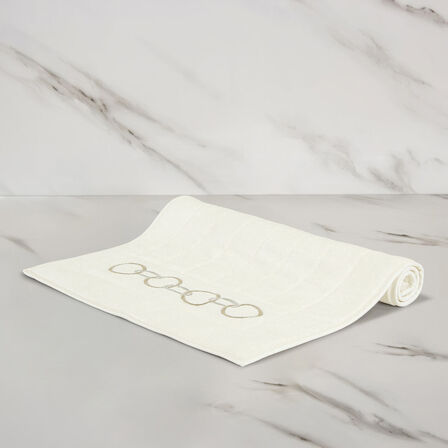 Links Embroidery Bath Mat