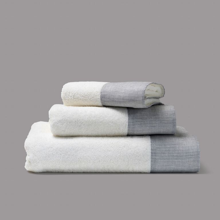slide 3 Graphite Border Hand Towel