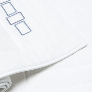 slide 3 Bold Bicolor Embroidery Bath Mat