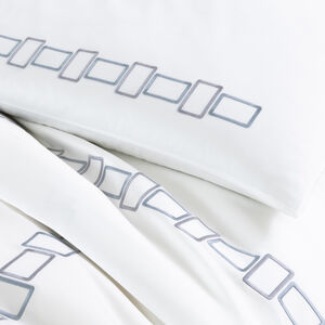 slide 5 Bold Bicolor Embroidery Euro Pillowcase