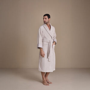 slide 3 Unito Shawl Collar Bathrobe