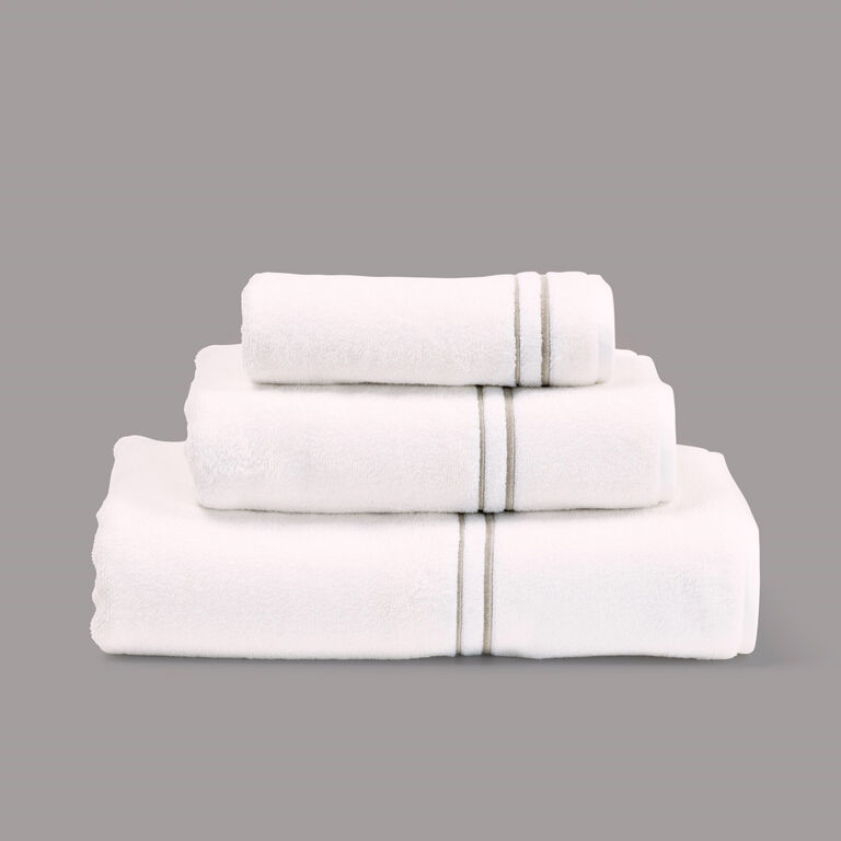 slide 4 Layering Embroidery Bath Sheet