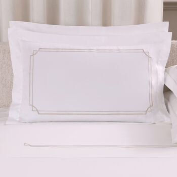 Layering Embroidery Sham