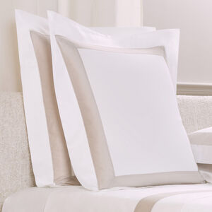slide 2 Sateen Breeze Border Euro Sham