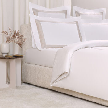 Sateen Breeze Border Duvet Cover