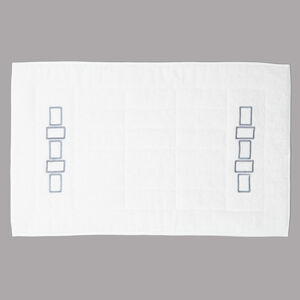 slide 2 Bold Bicolor Embroidery Bath Mat