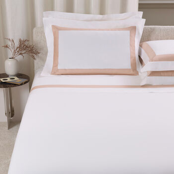 Sateen Breeze Border Sheet Set