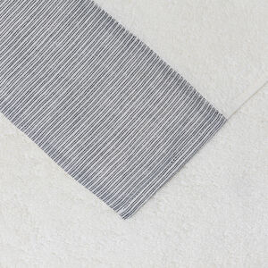 slide 5 Graphite Border Hand Towel