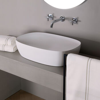 Layering Embroidery Bath Sheet